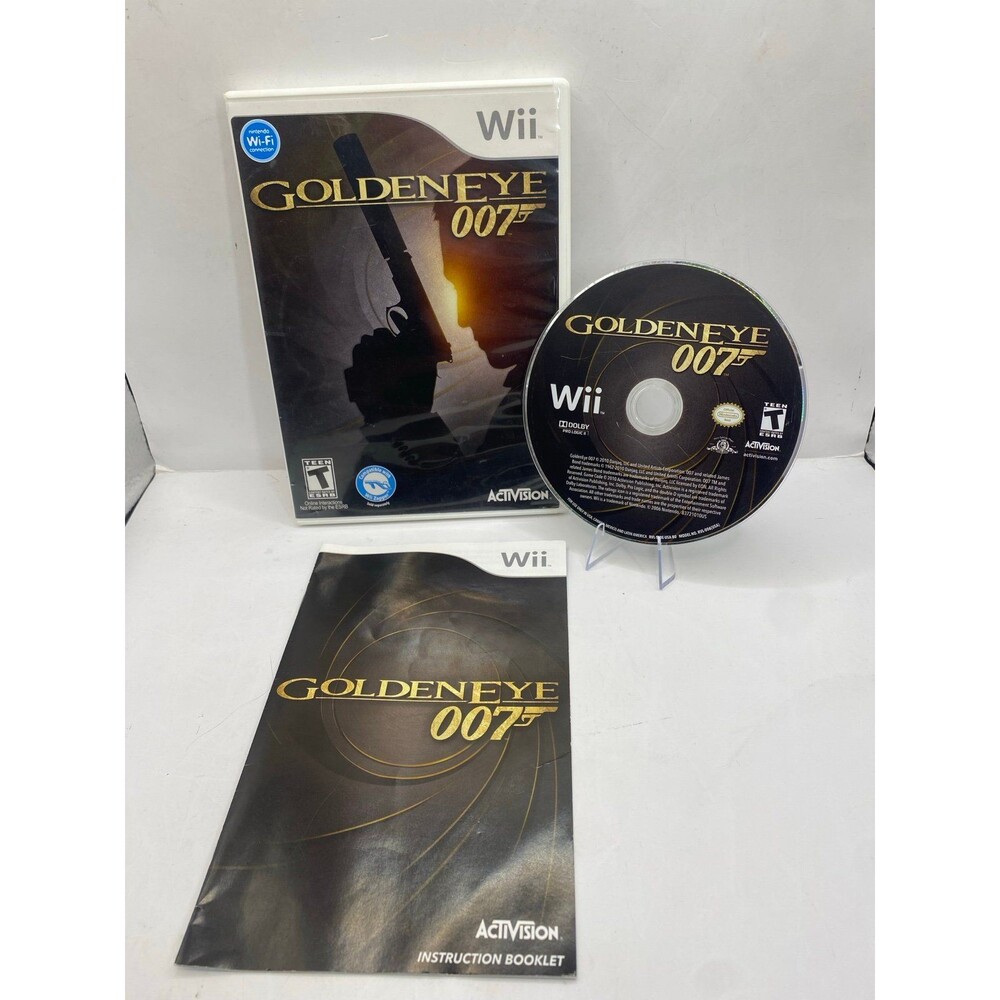GoldenEye 007 (Nintendo Wii, 2010) • Complete CIB W/ Manual Tested Working